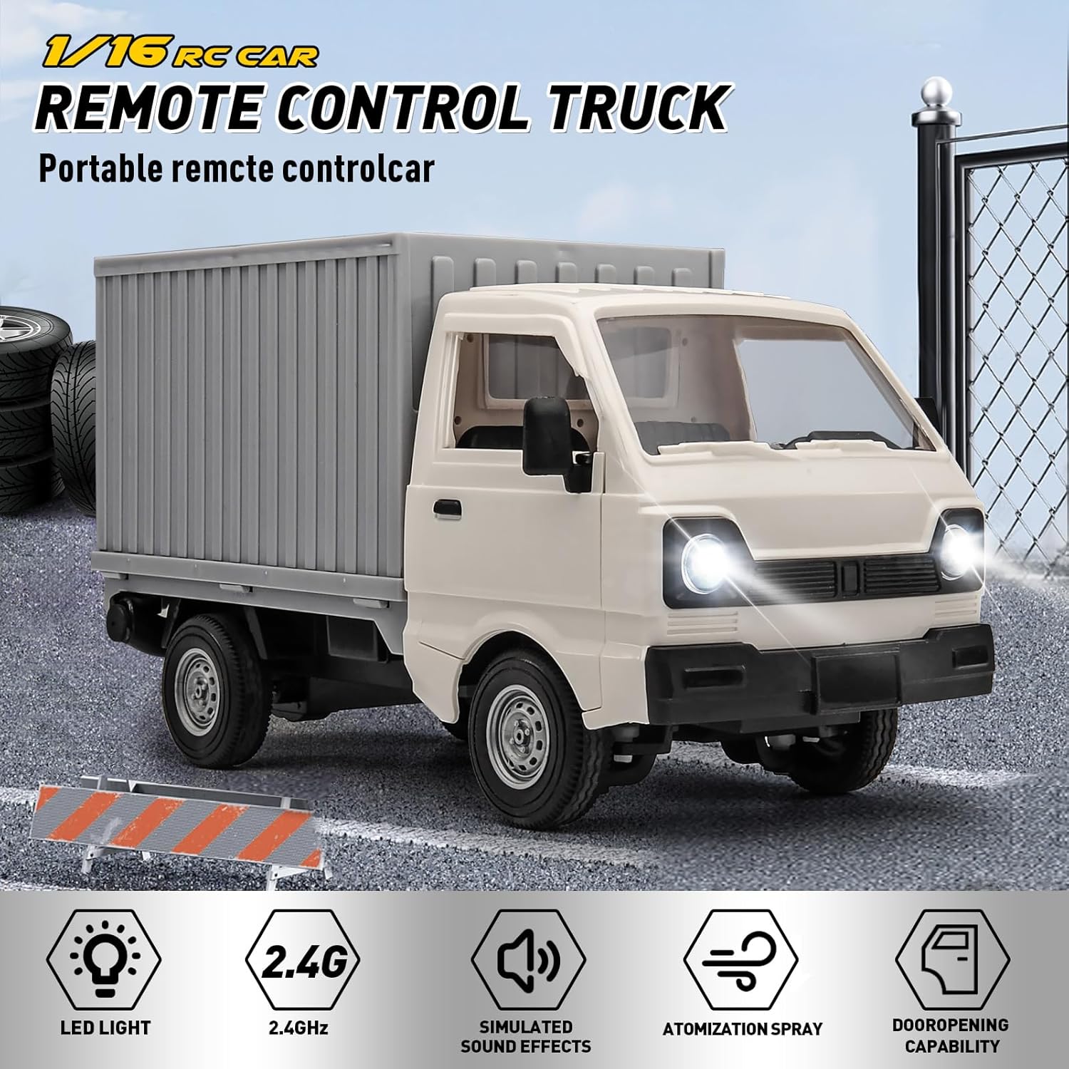 Rc Hobby Lobby - รถบรรทุกบังคับวิทยุ KF21 RC ขนาด 1:16 2.4GHZ