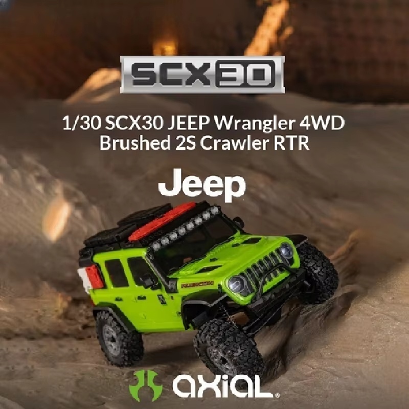 Rc Jeep Hobby - รถบังคับวิทยุ AXIAL 1/30 SCX30 Jeep Wrangler