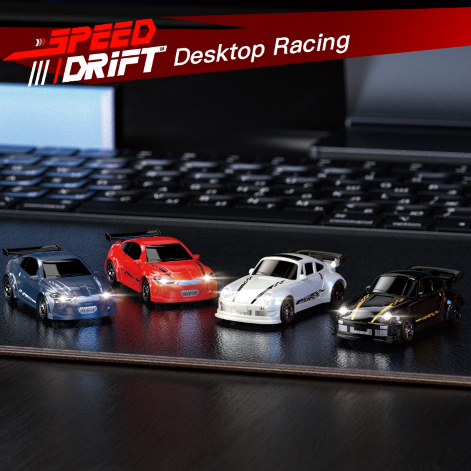 Rc Hobby Drift Car - รถบังคับวิทยุ KF20 ขนาด 1:64 รุ่นตั้งโต๊ะ 2.4G
