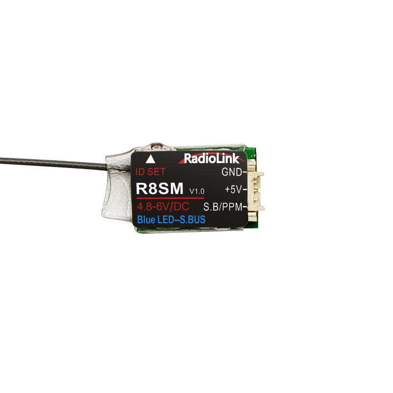Receiver Sbus 8Ch - Radiolink R8SM 8CH 2.4G ตัวรับสัญญาณแบบเรียลไทม์ รองรับการส่งข้อมูลแบบ