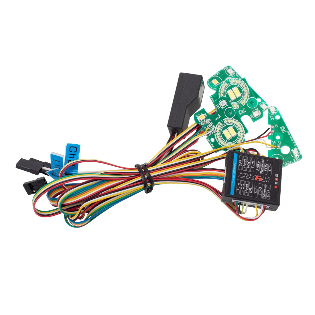 Rc Hobby Lobby - ระบบไฟ LED ด้านหน้าและด้านหลังกลุ่มสําหรับ Traxxas TRX4 Defender