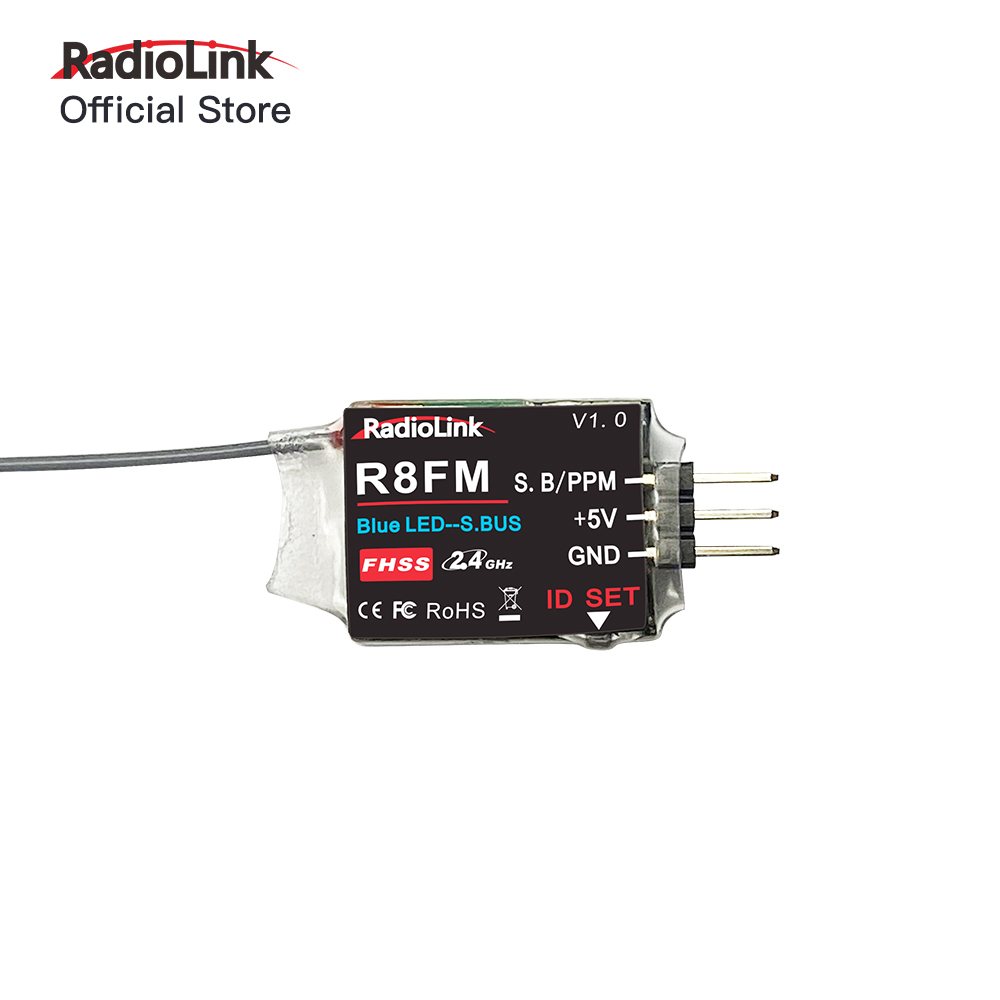 Receiver Sbus 8Ch - เรดิโอลิงค์ 2.4GHz R8FM 8CH ตัวรับสัญญาณ RC