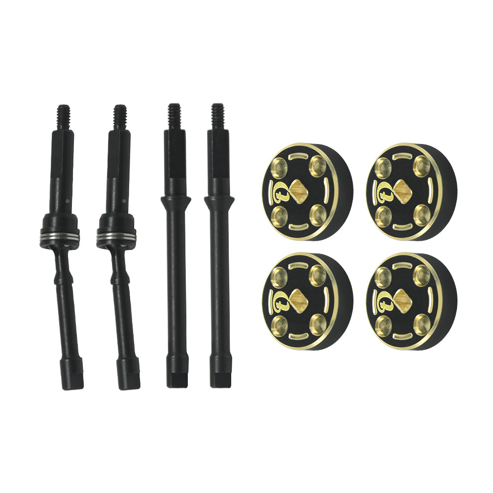 ชุดอัพเกรดเหล็กชุบแข็ง +4 มม.  - Rc Jeep Hobby บทวิจารณ์และราคา