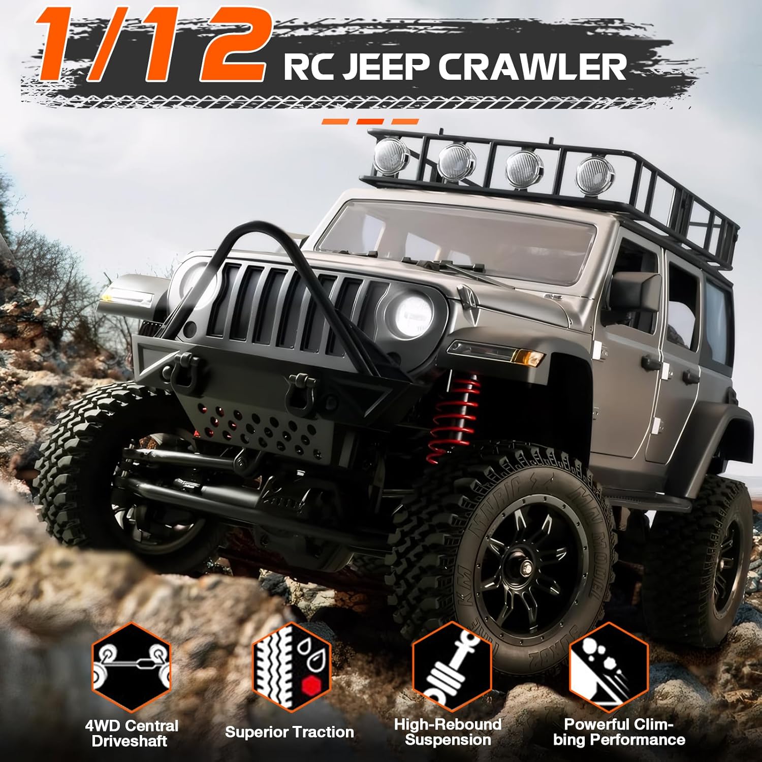 รถบังคับวิทยุแบบออฟโรด 4x4 4WD - Rc Jeep Hobby บทวิจารณ์และราคา