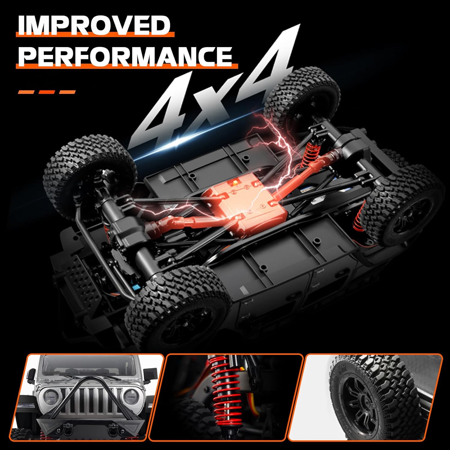 รถบังคับวิทยุแบบออฟโรด 4x4 4WD - Rc Jeep Hobby บทวิจารณ์และราคา