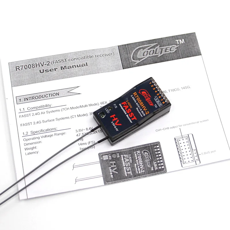 Cooltech ตัวรับสัญญาณ R7008HV- - Receiver Sbus 8Ch บทวิจารณ์และราคา