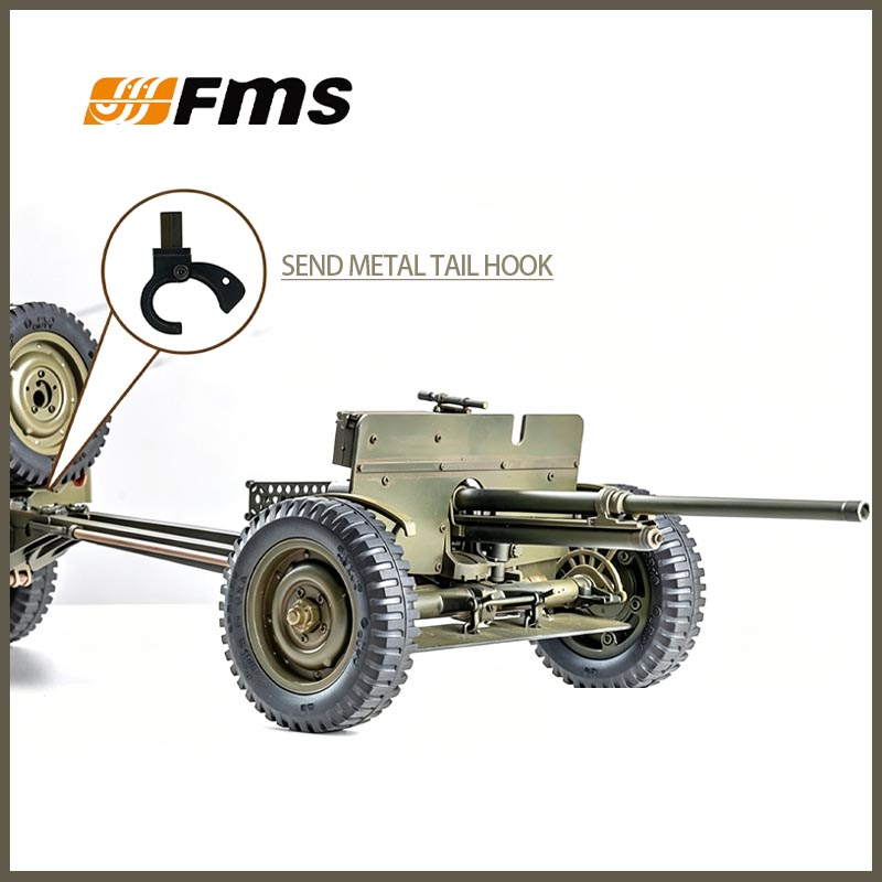 รถพ่วงปืนต่อต้านรถถัง FMS 1/12 - Rc Jeep Hobby บทวิจารณ์และราคา