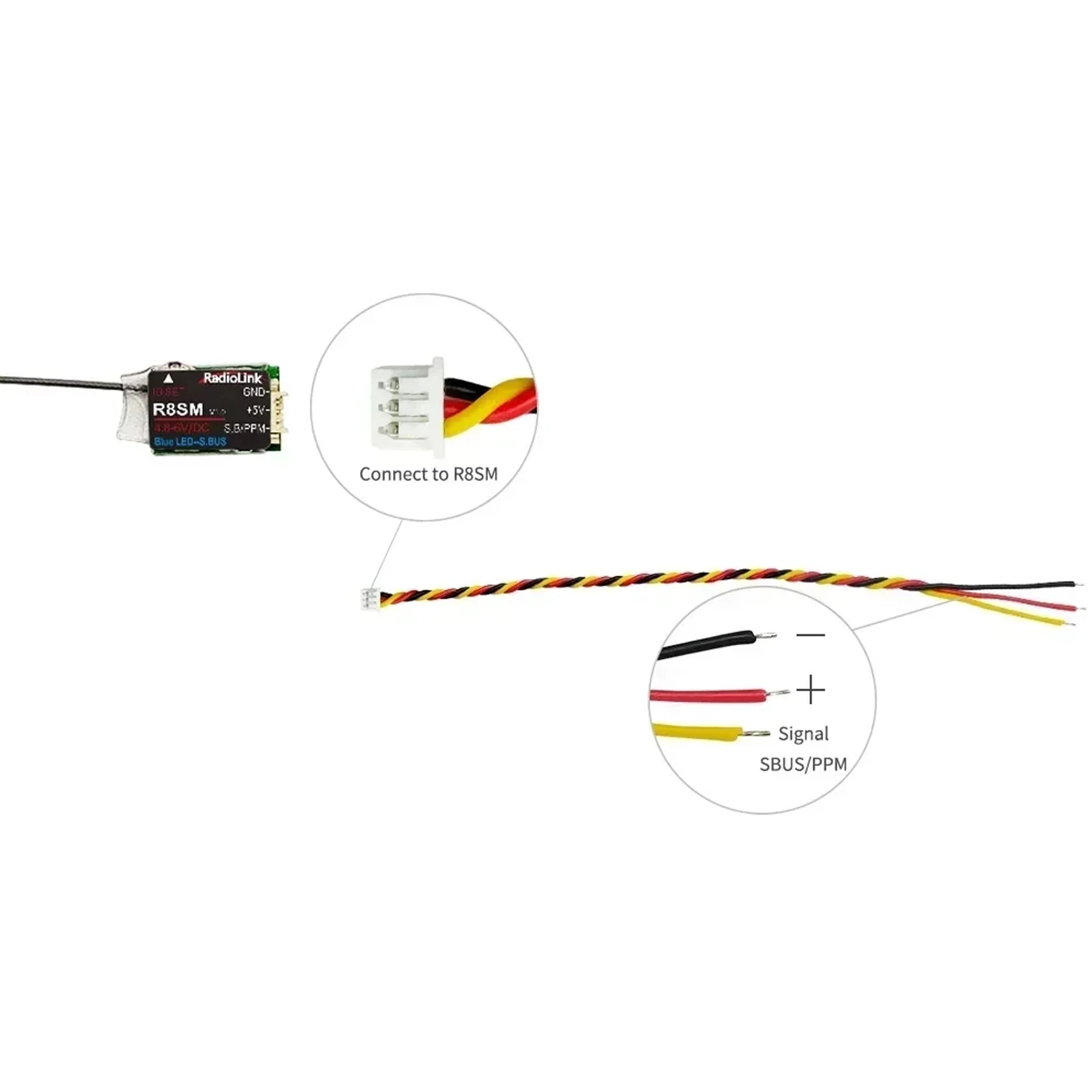 เรดิโอลิงค์ R8SM 8-Channel 2.4 - Receiver Sbus 8Ch บทวิจารณ์และราคา