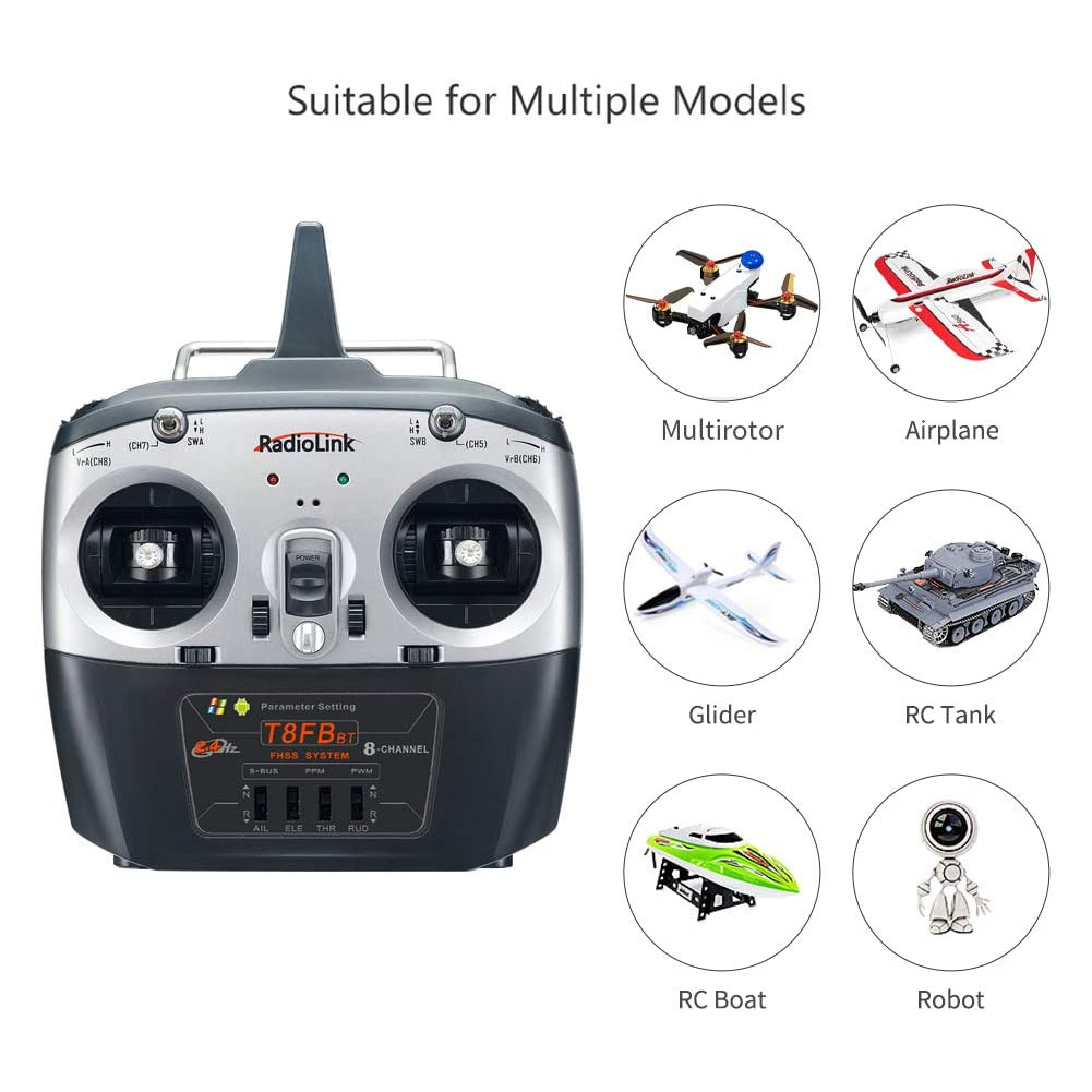 วิทยุบังคับ Radiolink T8FB V2  - Receiver Sbus 8Ch บทวิจารณ์และราคา