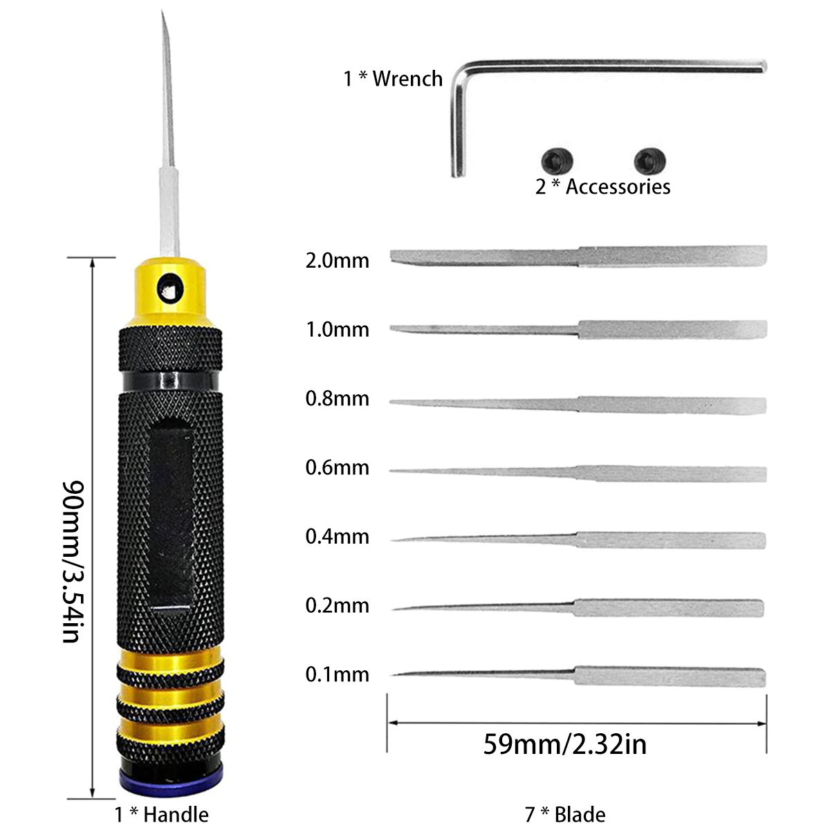 สิ่วแบบมีใบมีด 7 ใบ สำหรับงานแ - Rc Hobby Line บทวิจารณ์และราคา