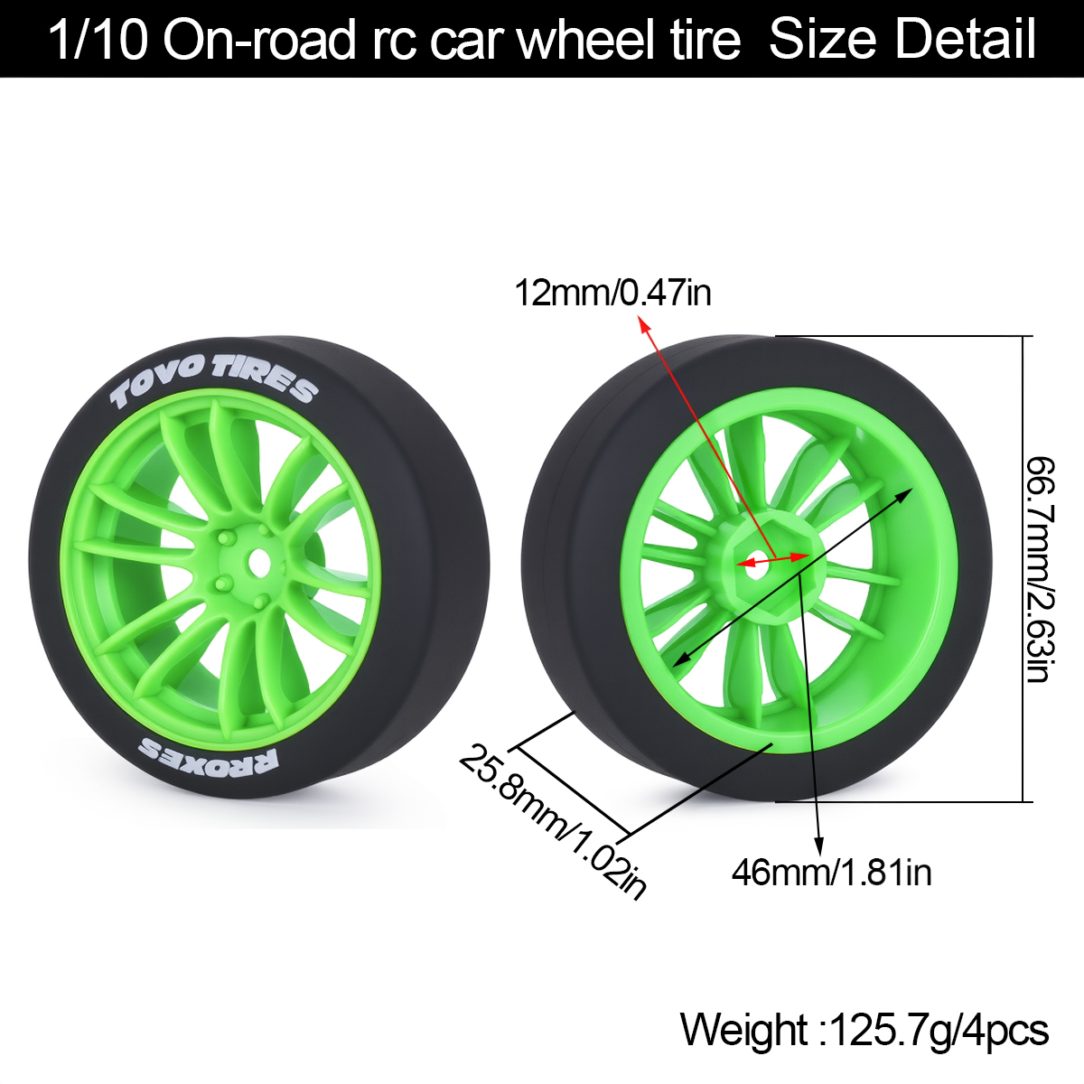 ยางดริฟท์แบบแข็ง 4 ชิ้น พร้อมด - Rc Hobby Drift Car บทวิจารณ์และราคา