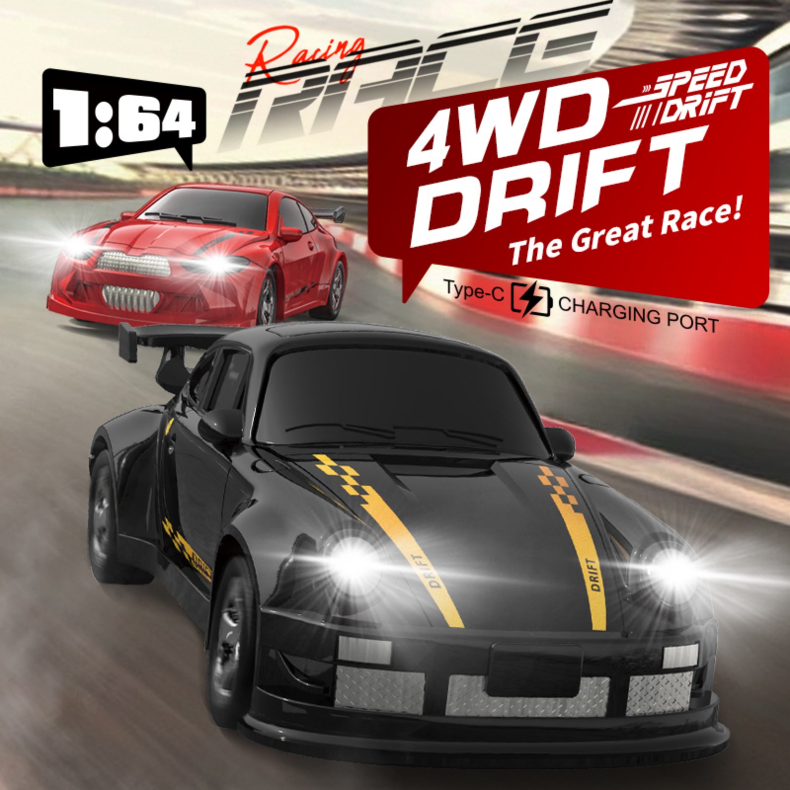 รถบังคับวิทยุ KF20 ขนาด 1:64 ร - Rc Hobby Drift Car บทวิจารณ์และราคา