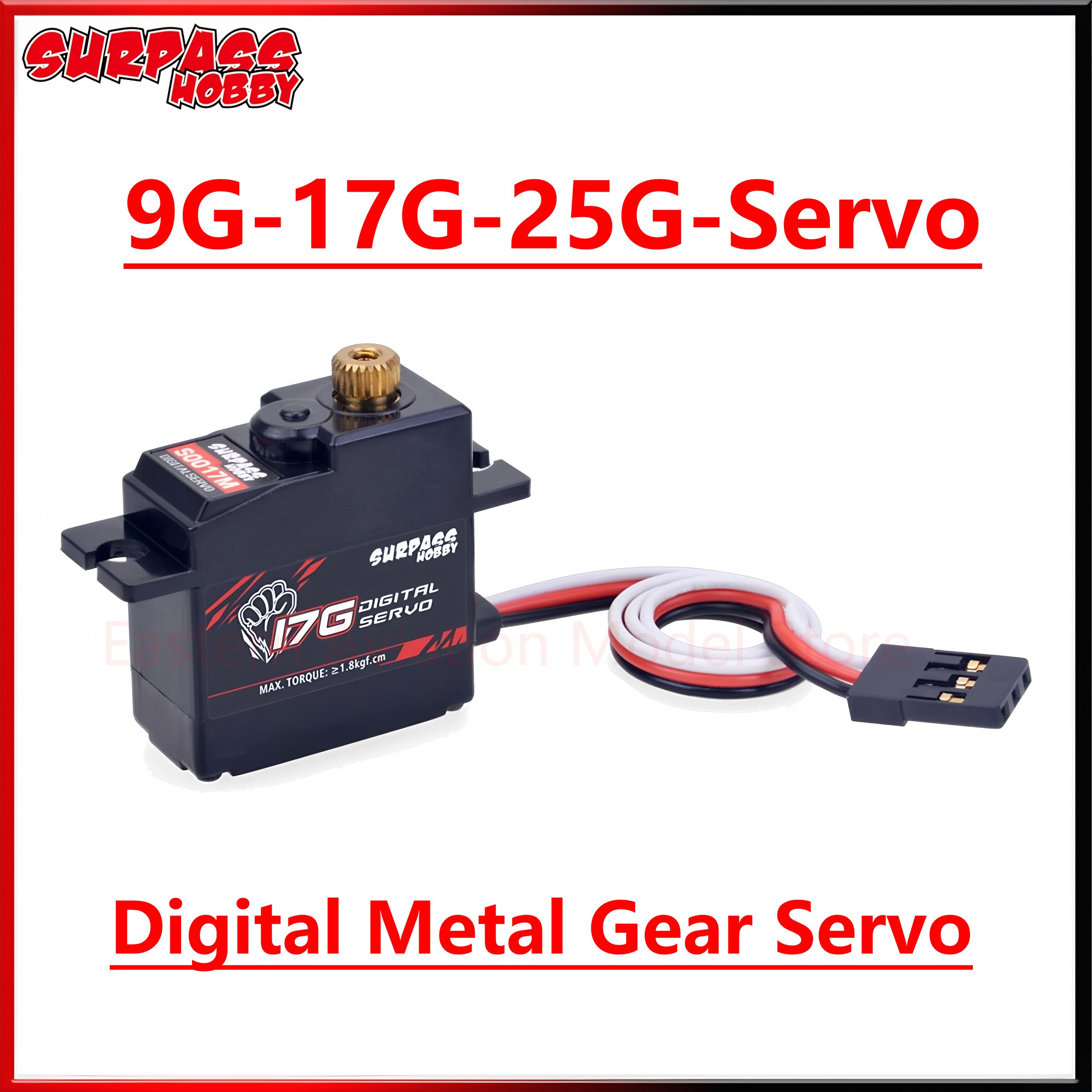 Surpass Hobby S009M 9G S0017M  - Rc Hobbyking บทวิจารณ์และราคา