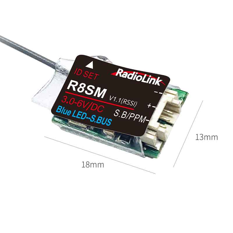 Radiolink R8SM 8CH 2.4G ตัวรับ - Receiver Sbus 8Ch บทวิจารณ์และราคา