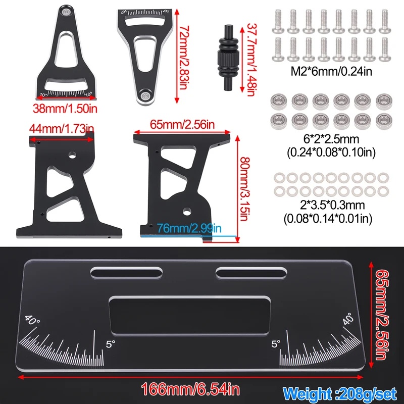 ชุดเครื่องมือวัดระบบติดตั้งแชส - Rc Hobby Drift Car บทวิจารณ์และราคา