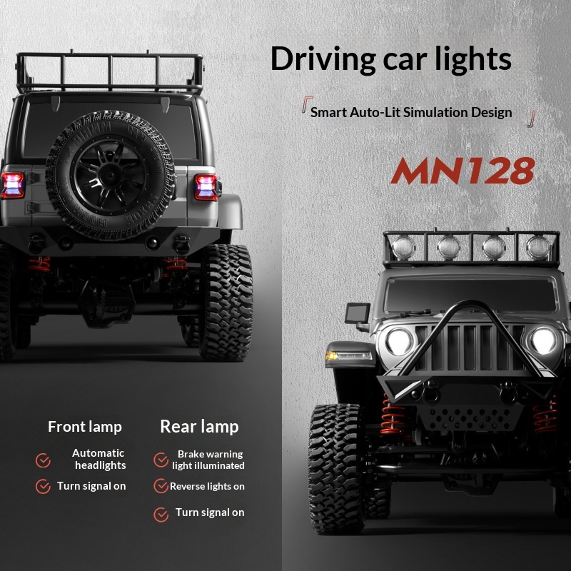 รถบังคับวิทยุ Mn Mn128 Rc Craw - Rc Jeep Hobby บทวิจารณ์และราคา