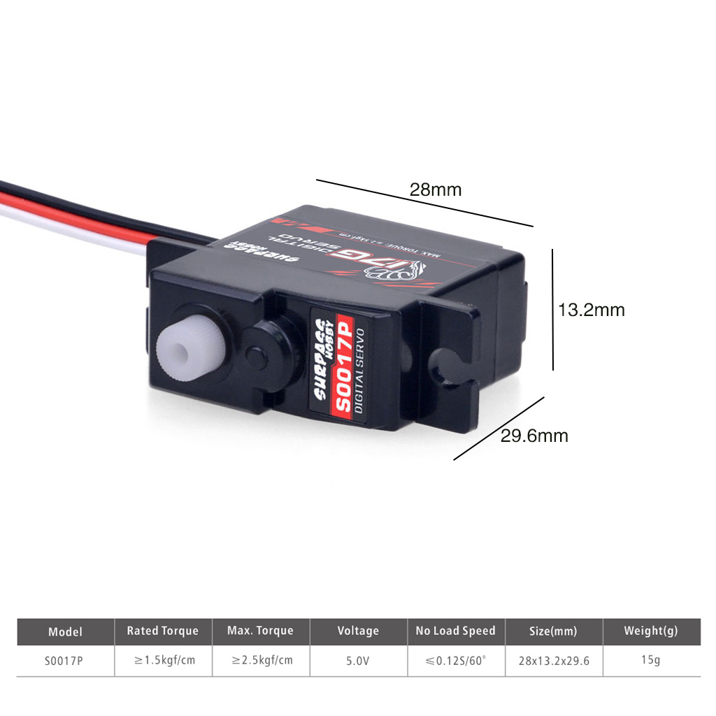 SURPASS Hobby 17g Micro Mini S - Rc Hobbyking บทวิจารณ์และราคา