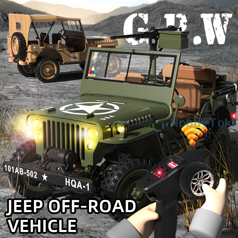 1/14 US 2.4G 4WD RC รถจี๊ปทหาร - Rc Jeep Hobby บทวิจารณ์และราคา