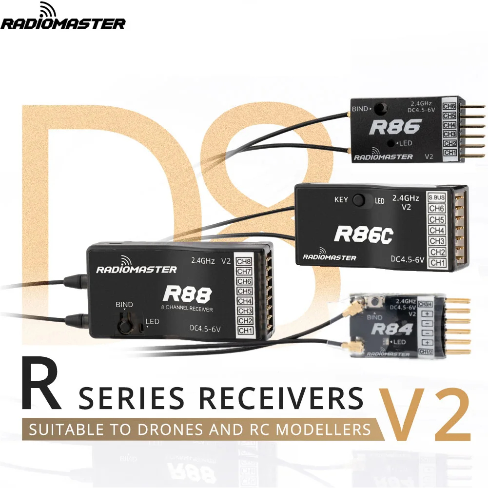 รีซีฟเวอร์ Radiomaster R81 R84 - Receiver Sbus 8Ch บทวิจารณ์และราคา